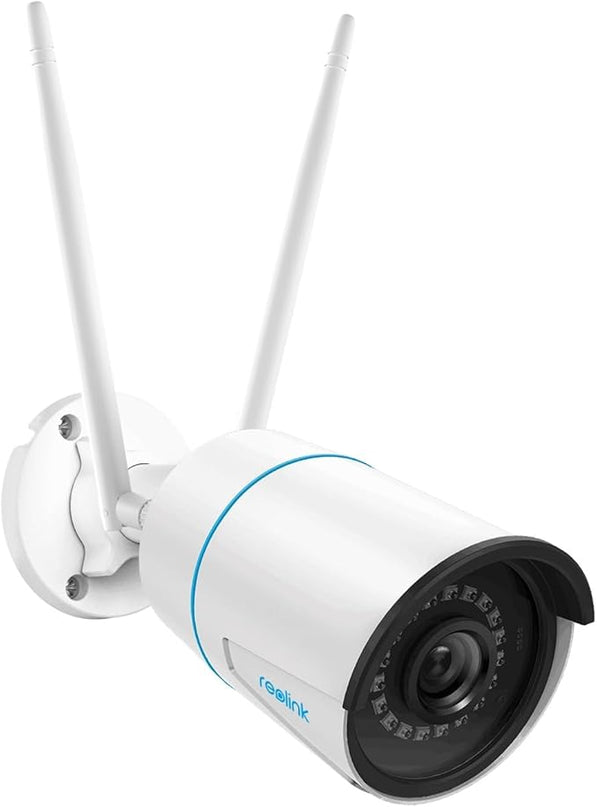 REOLINK Plug-in Outdoor WiFi Security Camera, 5MP HD Dual Band Wired Wi-Fi Camera for Home Security-2.4/5 Ghz, Smart Detection, Motion Detection, Night Vision, IP67 Waterproof, RLC-510WA REOLINK