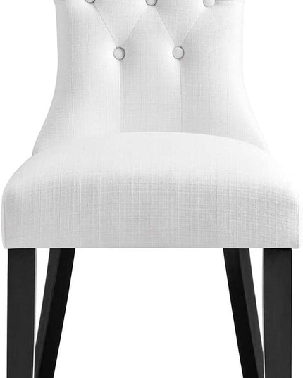 Modway Silhouette Chair, White 24.5 x 18 x 36 - LeafyLoom