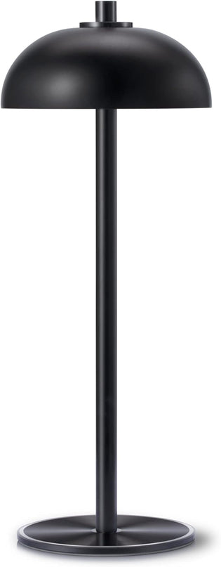 Cordless Table Lamp Rechargeable - 5000mAh Battery Powered Table Light, 3 Color Stepless Dimmable LED Table Lamp with Memory Function for Indoor, Outdoor, Dinner, Home, Restaurant.(Black) - LeafyLoom