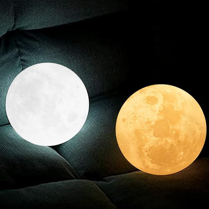 Personalized 3D Moon Lamp for Granddaughter,Personalized 5.9 Inch 3D Printing Moon Light Gift for Granddaughter Birthday Valentine's Christmas Gift (for Granddaughter from Grandma) - LeafyLoom