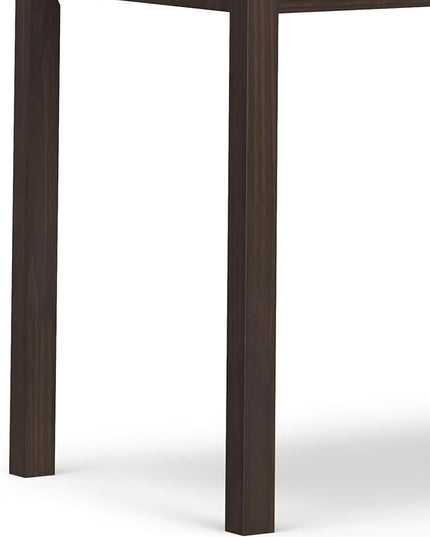 SIMPLIHOME Hollander SOLID WOOD Contemporary Modern Wide Office Desk, Writing, Workstation and Study Table, 72 inch, Warm Walnut Brown - LeafyLoom