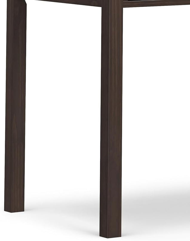 SIMPLIHOME Hollander SOLID WOOD Contemporary Modern Wide Office Desk, Writing, Workstation and Study Table, 72 inch, Warm Walnut Brown - LeafyLoom