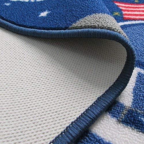 FADFAY Outer Space Kids Rug Cute Kids Room Carpet 39''52'' - LeafyLoom