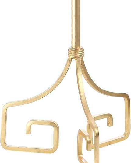 JONATHAN Y JYL3076A Newman 61.5" Metal LED Floor Lamp, Glam, Transitional, Traditional, Modern, Office, Living Room, Family Room, Dining Room, Kitchen, Bedroom, Hallway, Foyer, Gold - LeafyLoom
