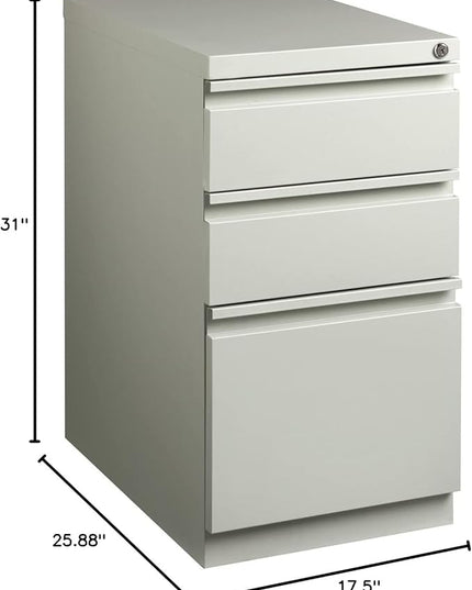 LLR49528 - Lorell Mobile File Pedestal - LeafyLoom