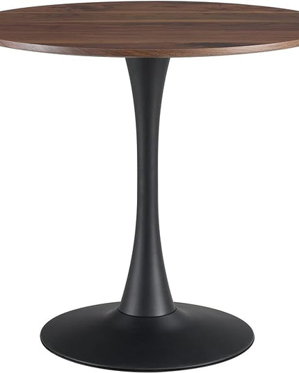 NicBex Dining Table Contemporary Kitchen Table Farmhouse Rustic Mid-Century Round Dining Table for Small Places Round Dining Table, Easy Assembly, Natural Wood Wash - LeafyLoom