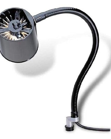 Moffatt 95040 Task Lamp, Incandescent/Halogen Lamp Type, Quick Coupler Base Type, 18" Arm Length, 100 Watts, 1690 Raw Lumens,Black - LeafyLoom