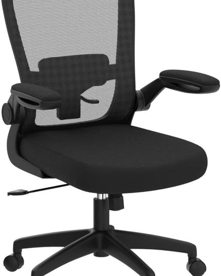 FelixKing Office Chair, Ergonomic Desk Chair Breathable Mesh Chair with Adjustable High Back Lumbar Support Flip-up Armrests, Executive Rolling Swivel Comfy Task Computer Chair for Home Office - LeafyLoom