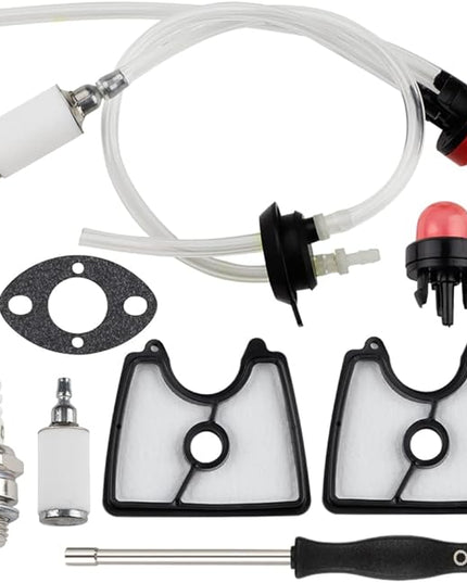 HUZTL 581798001 Fuel Line Kit Air Filter Kit Adjustment Tool for Husqvarna 125B 125BX 125BVX Leaf Blower - LeafyLoom