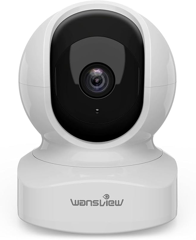 Home Security Camera, Baby Camera, 2K wansview WiFi Camera for Pet/Nanny, Motion Alerts, 2 Way Audio, Night Vision, Compatible with Alexa Echo Show, with TF Card Slot and Cloud Wansview