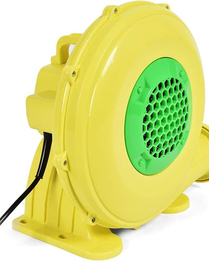 COSTWAY Bounce House Blower for Inflatable Bounce House Bouncy Castle,Yellow/Green - LeafyLoom