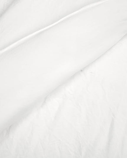 Lush Decor Reyna Ruffle Comforter Set - 2 Piece Cozy Ruffled Bedding Set - Timeless Elegance and Comfort for Dorm Room - Twin XL, Pure White - LeafyLoom
