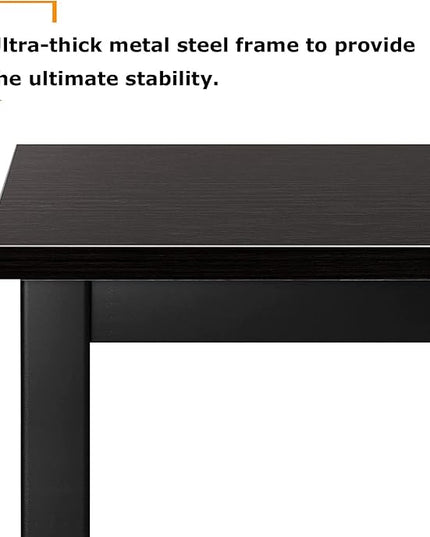 SogesGame Computer Desk,31 inch Home Office Desks for Small Spaces, Writing Study Corner Desk, Modern Simple Style Laptop Table,Easy to Assemble, Black - LeafyLoom