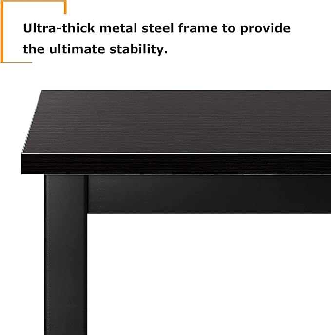 SogesGame Computer Desk,31 inch Home Office Desks for Small Spaces, Writing Study Corner Desk, Modern Simple Style Laptop Table,Easy to Assemble, Black - LeafyLoom