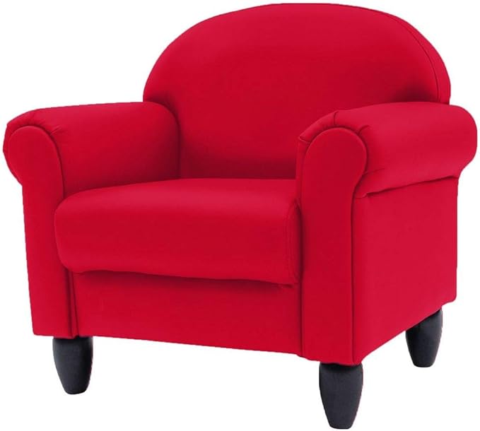 Children's Factory As We Grow Toddler Chair, Red, CF805-196, Flexible Seating for Daycare or Preschool, Kids Reading Chair, Playroom Furniture - LeafyLoom