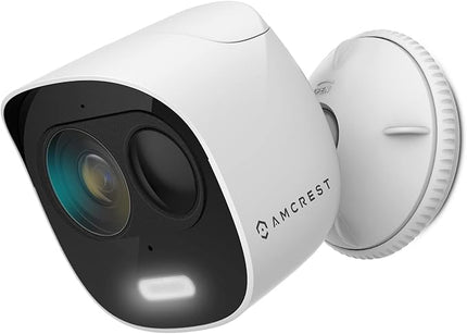 Amcrest SmartHome 1080p WiFi Outdoor Security Camera with Spotlight, Built-in Siren Alarm, Strobe Light, Two-Way Audio, Night Vision, 133° View, IP65 Weatherproof, MicroSD & Smart Cloud Storage, ADC2W Amcrest