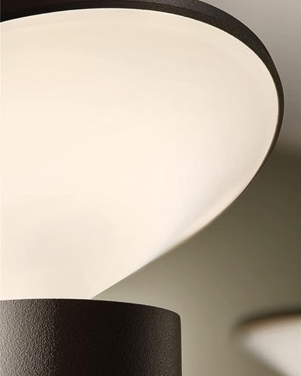 'Mona' Modern Table Lamp, Partable Wireless LED Light, Dimming Touch Control Switch, 360 Adjustable, USB Rechargeable, Study Reading Desk Lamp for Home and Office (Black) - LeafyLoom