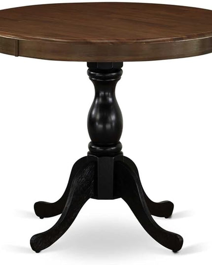 East West Furniture Dining Table, 36x36 Inch, AMT-ABL-TP - LeafyLoom