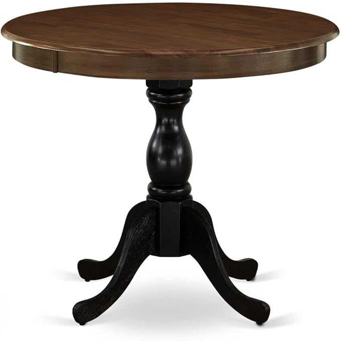 East West Furniture Dining Table, 36x36 Inch, AMT-ABL-TP - LeafyLoom