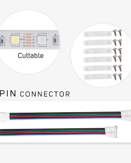 BTF-LIGHTING 5050 RGBW RGB+Cool White(6000K-7000K) 150RGB+150White LED Tape Light 5m 16.4ft 60LED/m Multi-Colored IP67 12mm Width FPCB DC12V for Bedroom Home Decoration(No Adapter or Controller) BTF-LIGHTING