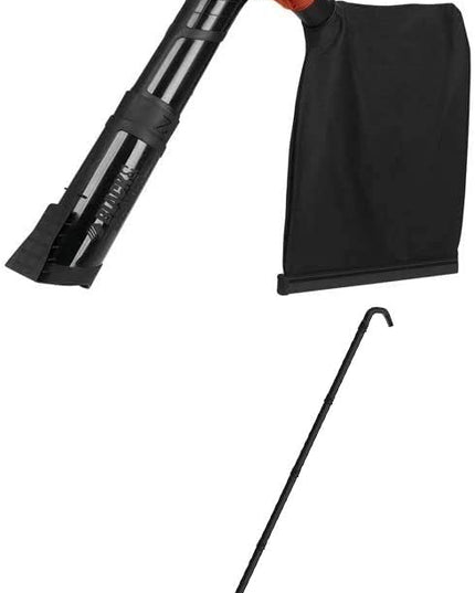BLACK+DECKER 3-in-1 Electric Leaf Blower with Quick Connect Gutter Cleaner Attachment (BV6600 & BZOBL50) - LeafyLoom