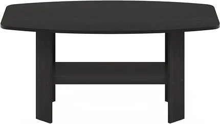 Furinno Simple Design Coffee Table, Espresso - LeafyLoom