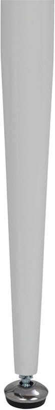 Calico Designs 51252 Alcove Modern Large Split Drawer in White/Cement Gray Desk with Storage, White/Cement Gray, White/Cement Gray - LeafyLoom