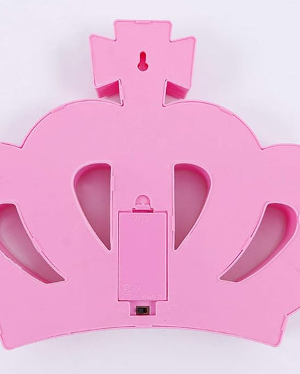 OSALADI Crown Night Light Crown Shaped Light Creative Night Light Crown LED Light Princess Night Light LED Night Lamp Decorative Night Lamp Without Batteries, Pink - LeafyLoom