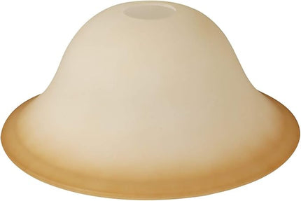 Giluta Small Floor Lamp Glass Shade Replacement Globe -Fitting Opening 1.625" Elegant Style Small Light Fixture Shade, Height: 4.13 inch (105mm), Width: 9.45 inch (240mm). Lipless - LeafyLoom