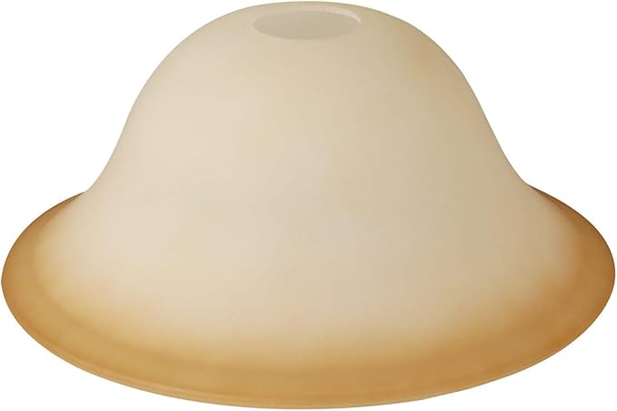 Giluta Small Floor Lamp Glass Shade Replacement Globe -Fitting Opening 1.625" Elegant Style Small Light Fixture Shade, Height: 4.13 inch (105mm), Width: 9.45 inch (240mm). Lipless - LeafyLoom