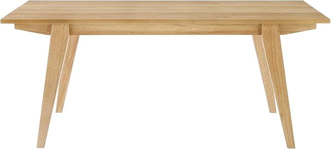Walker Edison Sibu Japandi Minimalist Coffee Table, 43 Inch, English Oak - LeafyLoom