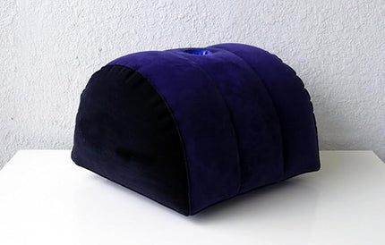 Inflatable Breads Pillow, Bed Wedges & Body Positioners Pillow, Traveling Pillow, Body Position Cushion, Rocking Pillow, Surface Flocking for Sleeping Traveling Yoga (G-Shape) - LeafyLoom