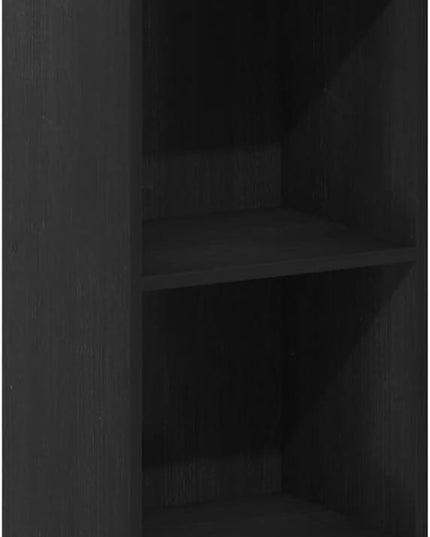 Furinno Luder Bookcase / Book / Storage, 4-Tier Cube, Blackwood - LeafyLoom