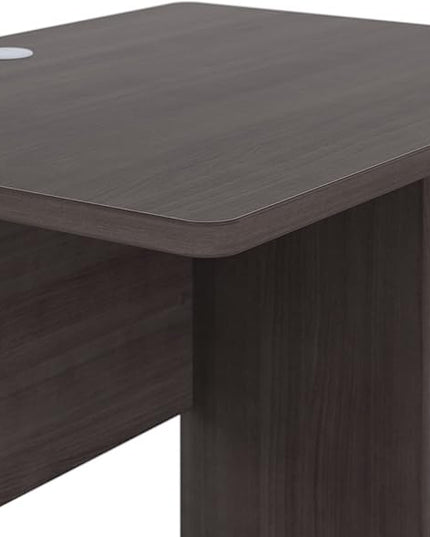 Bush Business Furniture Studio A Small Computer Desk, Commercial-Grade Gaming and Work Table for Home or Professional Office, 36W, Storm Gray - LeafyLoom