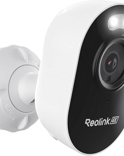 REOLINK 4K Outdoor Security Camera, 2.4/5GHz Wi-Fi 6, AI Detection, Spotlight Color Night Vision, 24/7 Recording, No Monthly Fees, Corded Wireless WiFi Security Camera, Weatherproof, Lumus Pro REOLINK