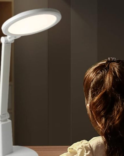 Full Spectrum Full red Light Table lamp Simulate 7 am Sunlight Authentic Eye Protection led Desk lamp 7 Brightness for Child Readers Artists Home Office - LeafyLoom