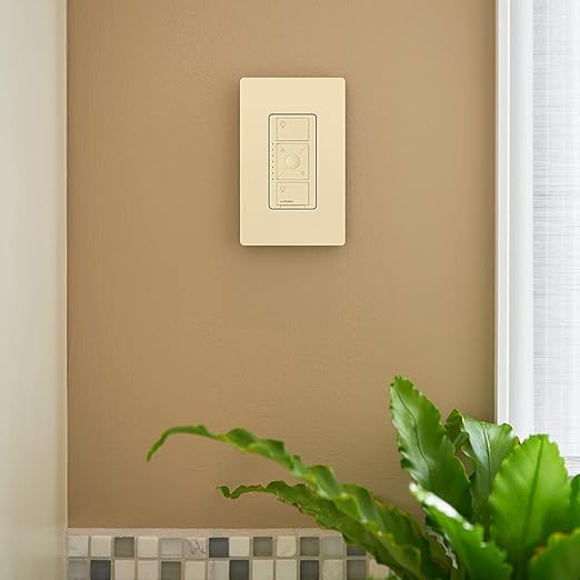 Lutron Caséta Wireless Smart Lighting Dimmer Switch for ELV+ Bulbs with Pico Remote, White Lutron