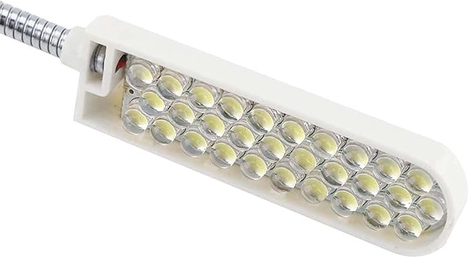 Zerodis Sewing Machine Light LED Lighting, LED Lamp Magnetic Base LED Desk Lamp for Workbench Lathe Drill Press Daylight Flexible Arm Work Lamp(us) - LeafyLoom