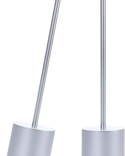 2 Pack Cordless Table Lamp, Led Bedside Lamp Rechargeable Desk Lamp, 5200mah Battery Portable Desk Lamp, Adjustable Light Brightness, Suitable for Restaurants, Indoor, Outdoor, Study (Silver) - LeafyLoom