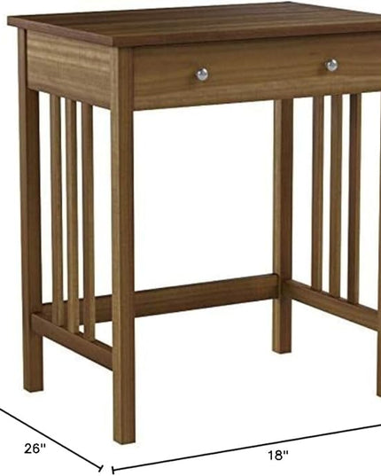 Convenience Concepts Designs2Go Mission Desk with Keyboard Drawer, Driftwood - LeafyLoom