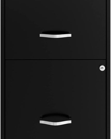 Lorell LLR00061 - SOHO File/File 2-Drawer Mobile File Cabinet - LeafyLoom