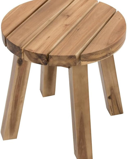 NicBex Coffee Table Wooden Coffee Table with Storage Round Center Tables with Natural Legs End Table for Living Room, Dining Room, Office, and Bedroom,16" W, Natural Wood+Brown - LeafyLoom