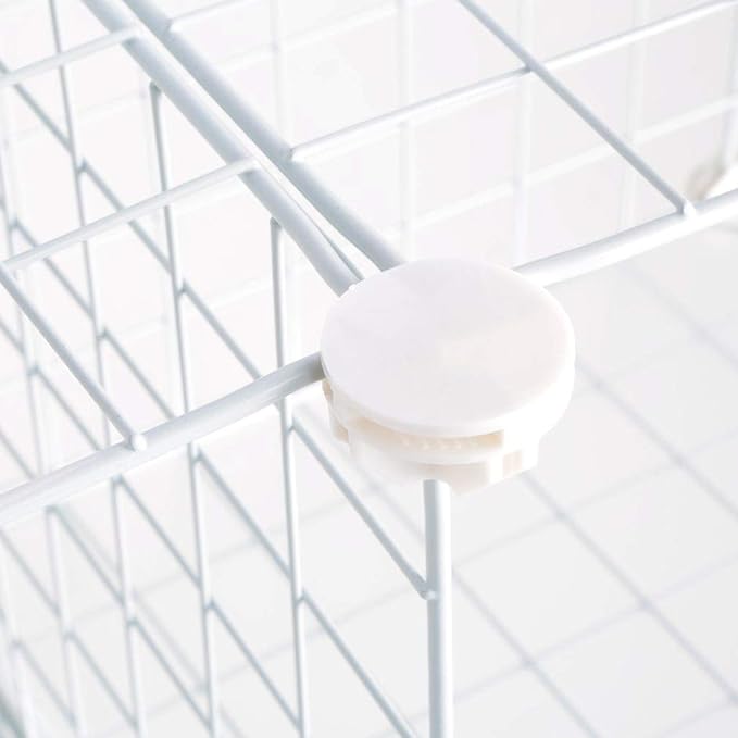 HOMIDEC Wire Cube Storage, Storage Shelves 16 Cube Bookshelf Bookcase Closet Organizer and Storage, Wire Storage Shelves Multi-Use DIY Storage Cube Shelf for Books, Toys, Clothes, Tools - LeafyLoom