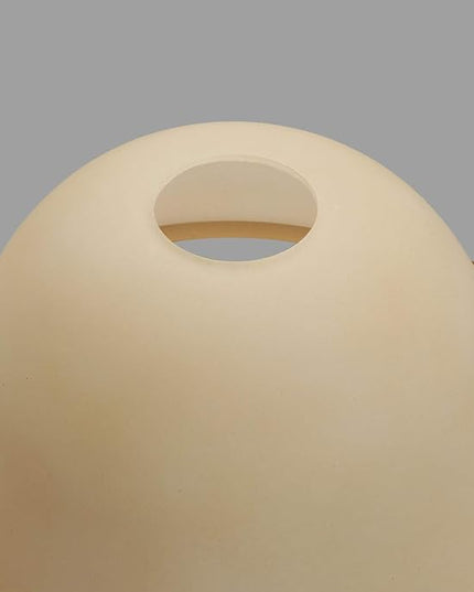 Giluta Small Floor Lamp Glass Shade Replacement Globe -Fitting Opening 1.625" Elegant Style Small Light Fixture Shade, Height: 4.13 inch (105mm), Width: 9.45 inch (240mm). Lipless - LeafyLoom