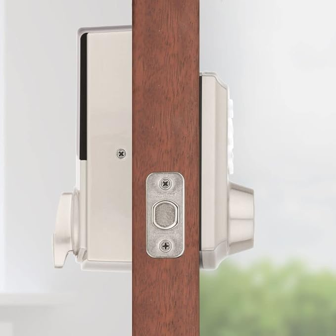 Kwikset Home Connect 620 Smart Lock Deadbolt with Z-Wave Technology, Works with Ring Alarm, Samsung Smartthings and More, Z-Wave Hub Required, Traditional Design in Satin Nickel Kwikset