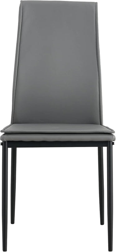 NicBex Haerin-SD-00289-LWJ Dining Chairs, 17.1"x14.6"x37.7", Grey - LeafyLoom
