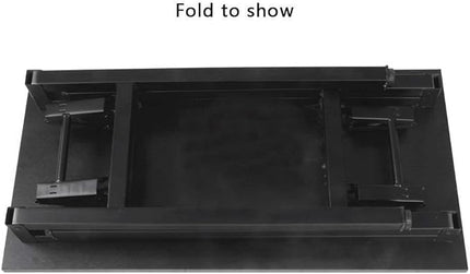 Folding Desk, 62 inch No Assembly Folding Desks for Small Spaces, Sturdy Foldable Computer Desk, Functional Home Office Desks, Study Writing Desk Office Table Workstation for Home Office Outdoor - LeafyLoom