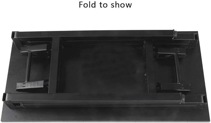 Folding Desk, 62 inch No Assembly Folding Desks for Small Spaces, Sturdy Foldable Computer Desk, Functional Home Office Desks, Study Writing Desk Office Table Workstation for Home Office Outdoor - LeafyLoom