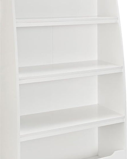Ameriwood Home Hazel Kids' 4 Shelf Bookcase, White - LeafyLoom