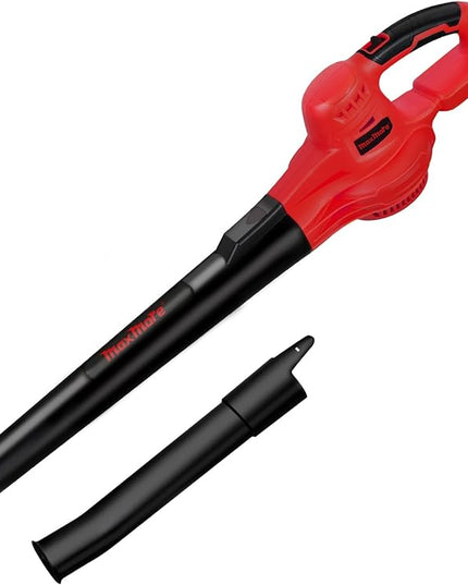 Cordless Leaf Blower, MaxMore for Milwaukee 18V Battery (Battery NOT Included) Handheld Electric Jobsite Air Blower 100CFM 118MPH Powerful for Lawn Care/Snow Blow/Yard Clean - LeafyLoom